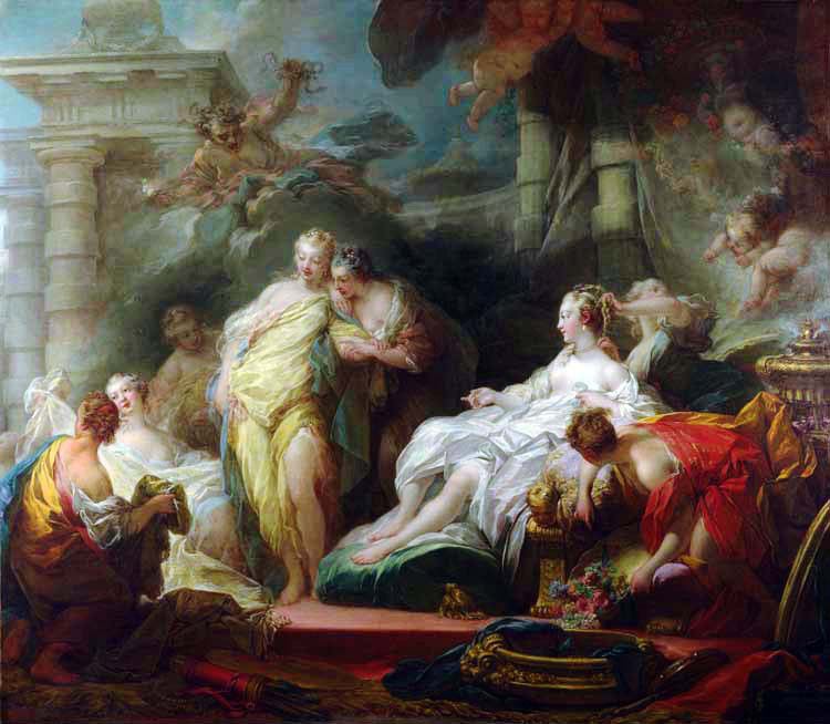 Psyche Showing Her Sisters Her Gifts from Cupid 